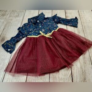 Little Lass Country Western Sparkle Tutu Dress size 12 Months